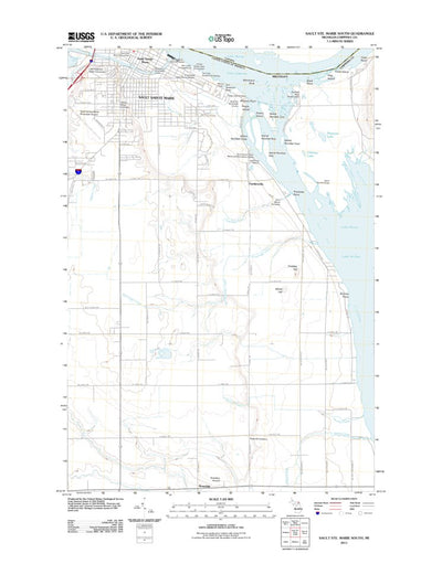Sault Ste. Marie South, MI (2011, 24000-Scale) Preview 1
