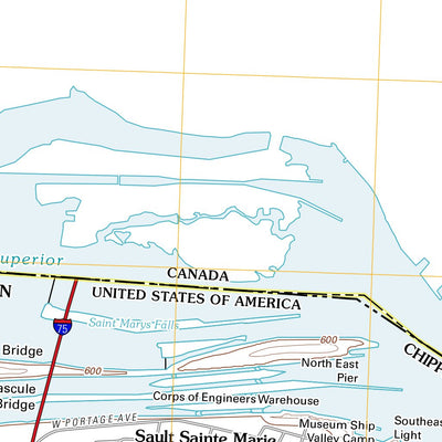 Sault Ste. Marie South Oe N, MI (2011, 24000-Scale) Preview 3