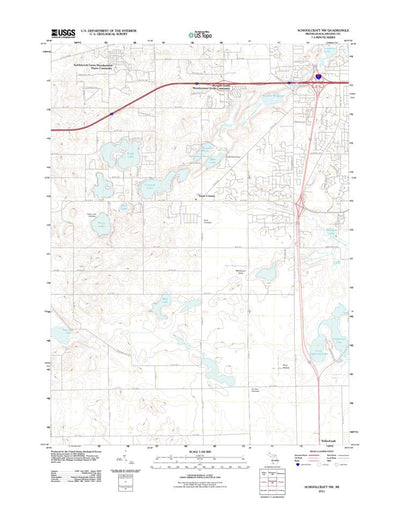 Schoolcraft NW, MI (2011, 24000-Scale) Preview 1