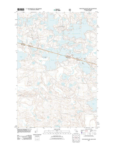 Thousand Island Lake, MI-WI (2011, 24000-Scale) Preview 1