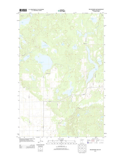 Big Basswood Lake, MN (2013, 24000-Scale) Preview 1