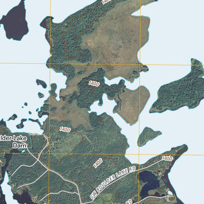 Boulder Lake Reservoir, MN (2010, 24000-Scale) Preview 2