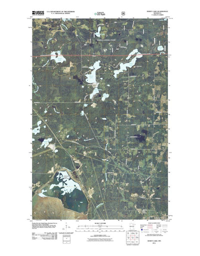 Dewey Lake, MN (2011, 24000-Scale) Preview 1