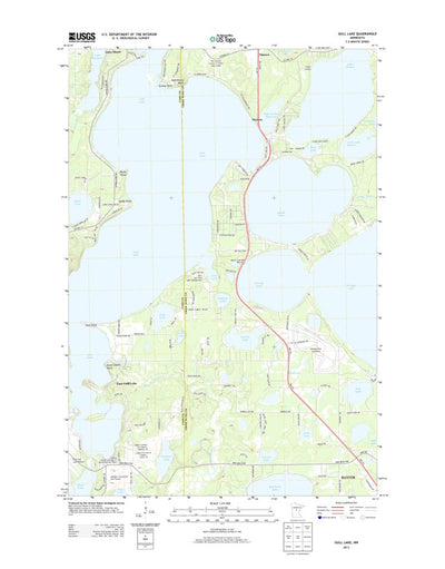 Gull Lake, MN (2013, 24000-Scale) Preview 1