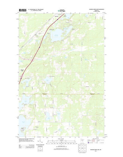 Hanging Horn Lake, MN (2013, 24000-Scale) Preview 1