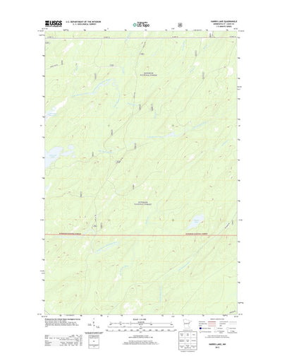 Harris Lake, MN (2013, 24000-Scale) Preview 1