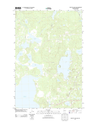 Height Of Land Lake, MN (2013, 24000-Scale) Preview 1