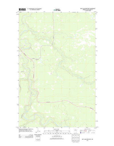 Nett Lake River West, MN (2013, 24000-Scale) Preview 1
