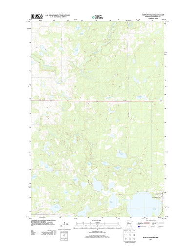 North Twin Lake, MN (2013, 24000-Scale) Preview 1