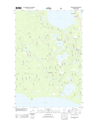 Pigeon Dam Lake, MN (2013, 24000-Scale) Preview 1