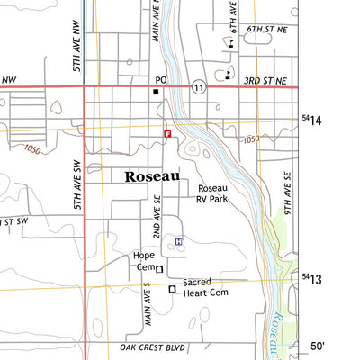Roseau, MN (2013, 24000-Scale) Preview 3