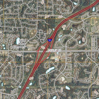 Saint Paul SW, MN (2010, 24000-Scale) Preview 2