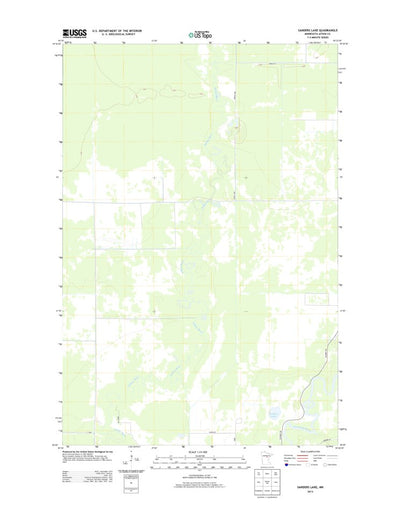Sanders Lake, MN (2013, 24000-Scale) Preview 1
