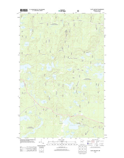Slate Lake East, MN (2013, 24000-Scale) Preview 1