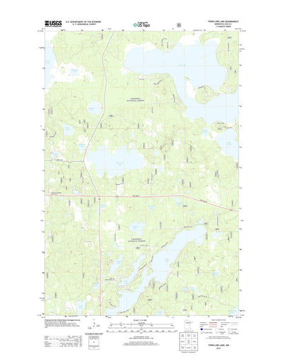 Town Line Lake, MN (2013, 24000-Scale) Preview 1