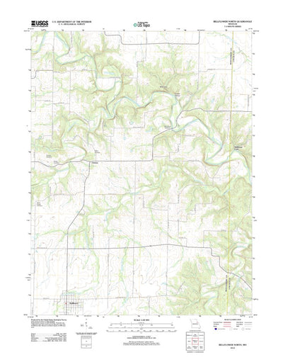 Bellflower North, MO (2012, 24000-Scale) Preview 1