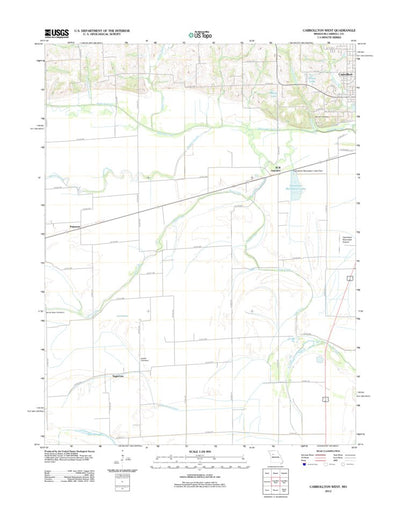 Carrollton West, MO (2012, 24000-Scale) Preview 1