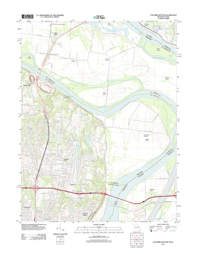 Columbia Bottom, MO-IL (2012, 24000-Scale) Preview 1