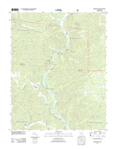 Grandin SW, MO (2011, 24000-Scale) Preview 1