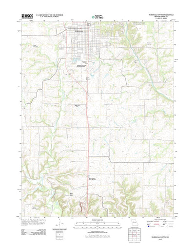 Marshall South, MO (2012, 24000-Scale) Preview 1