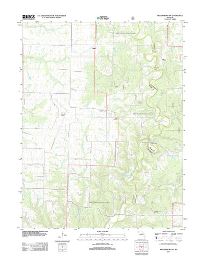 Millersburg SW, MO (2012, 24000-Scale) Preview 1