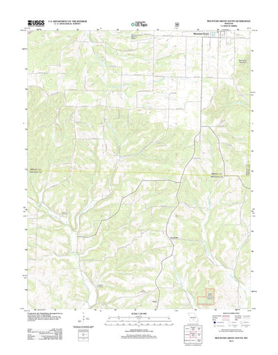 Mountain Grove South, MO (2012, 24000-Scale) Preview 1