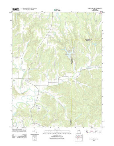 Pinnacle Lake, MO (2012, 24000-Scale) Preview 1