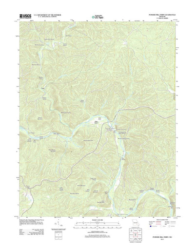 Powder Mill Ferry, MO (2011, 24000-Scale) Preview 1