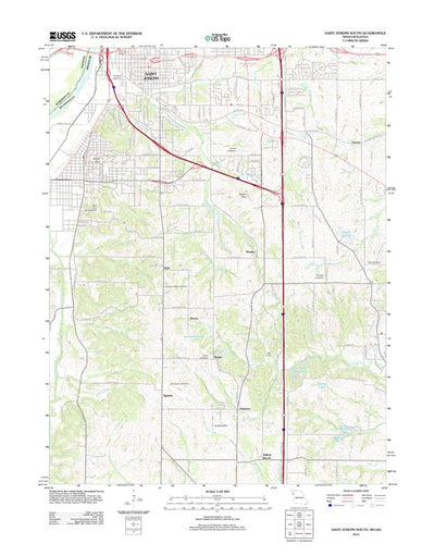 Saint Joseph South, MO-KS (2012, 24000-Scale) Preview 1