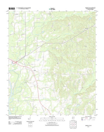 Amory SW, MS (2012, 24000-Scale) Preview 1