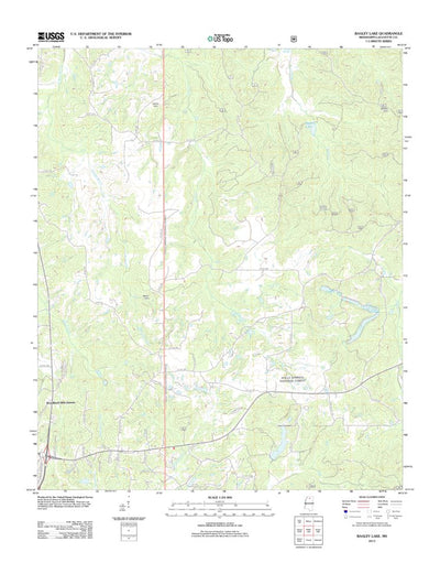 Bagley Lake, MS (2012, 24000-Scale) Preview 1