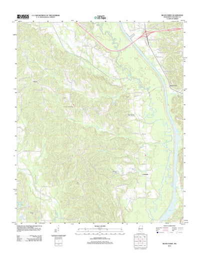 Beans Ferry, MS (2012, 24000-Scale) Preview 1