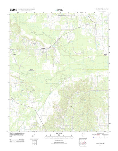 Cedar Bluff, MS (2012, 24000-Scale) Preview 1