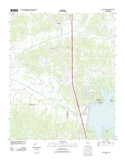 Courtland, MS (2012, 24000-Scale) Preview 1