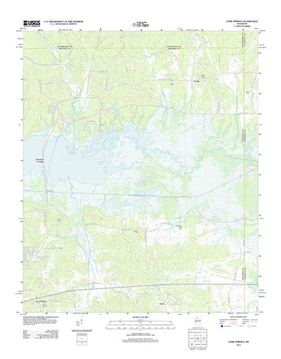 Gore Springs, MS (2012, 24000-Scale) Preview 1