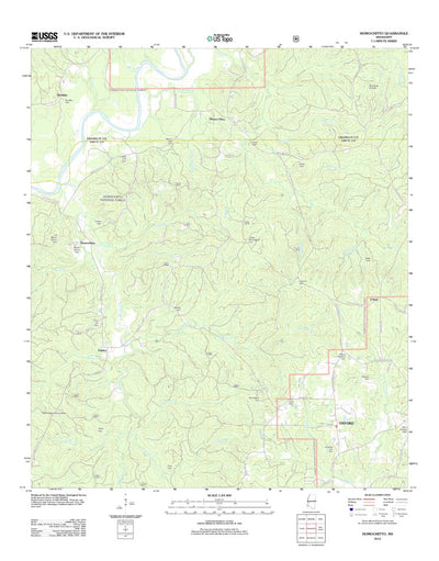 Homochitto, MS (2012, 24000-Scale) Preview 1