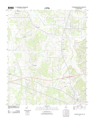 Northwest Pontotoc, MS (2012, 24000-Scale) Preview 1