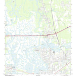 Pascagoula North, MS (2012, 24000-Scale) Preview 1