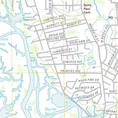 Pascagoula North, MS (2012, 24000-Scale) Preview 3