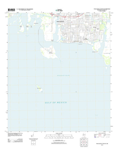 Pascagoula South, MS (2012, 24000-Scale) Preview 1