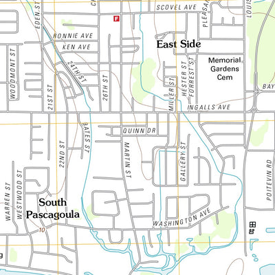 Pascagoula South, MS (2012, 24000-Scale) Preview 3