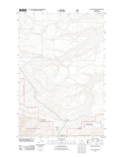 Alaska Bench, MT (2011, 24000-Scale) Preview 1