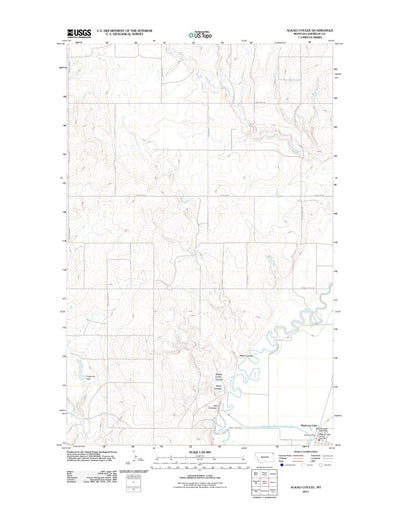 Alkali Coulee, MT (2011, 24000-Scale) Preview 1