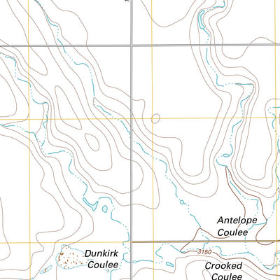 Antelope Coulee SE, MT (2011, 24000-Scale) Preview 3