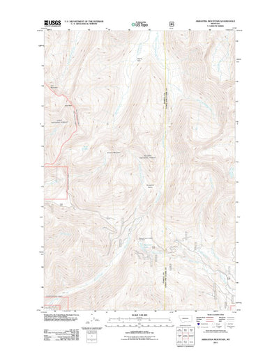 Arrastra Mountain, MT (2011, 24000-Scale) Preview 1