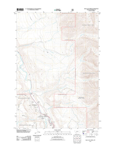 Bad Luck Creek, MT (2011, 24000-Scale) Preview 1