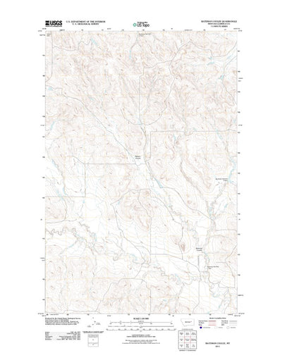 Bateman Coulee, MT (2011, 24000-Scale) Preview 1