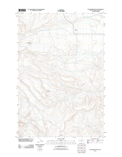 Battleship Butte, MT (2011, 24000-Scale) Preview 1