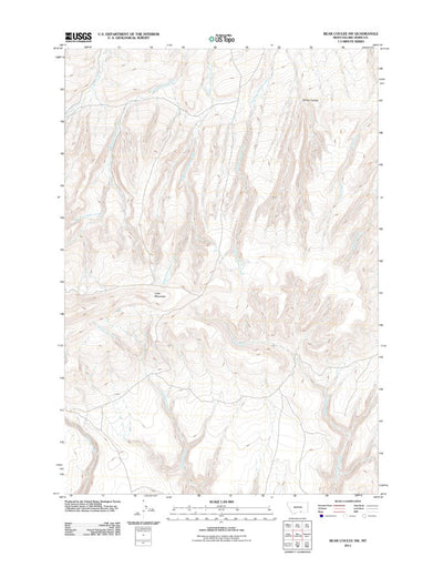 Bear Coulee SW, MT (2011, 24000-Scale) Preview 1