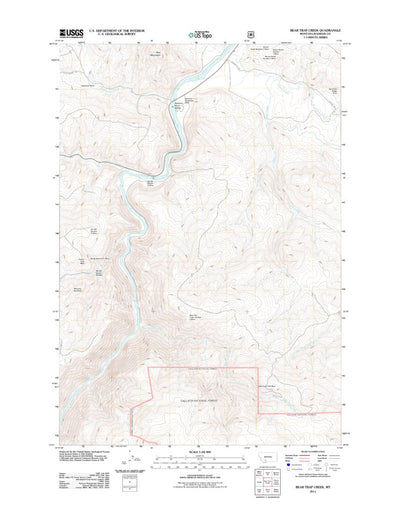 Bear Trap Creek, MT (2011, 24000-Scale) Preview 1